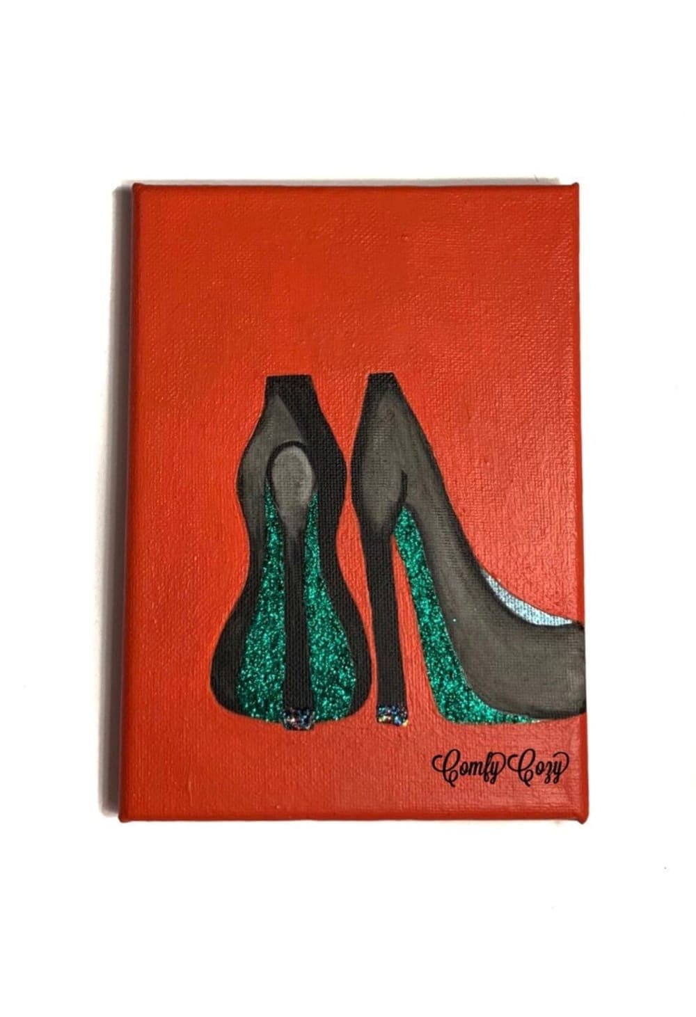 Witch Shoes Mini Canvas